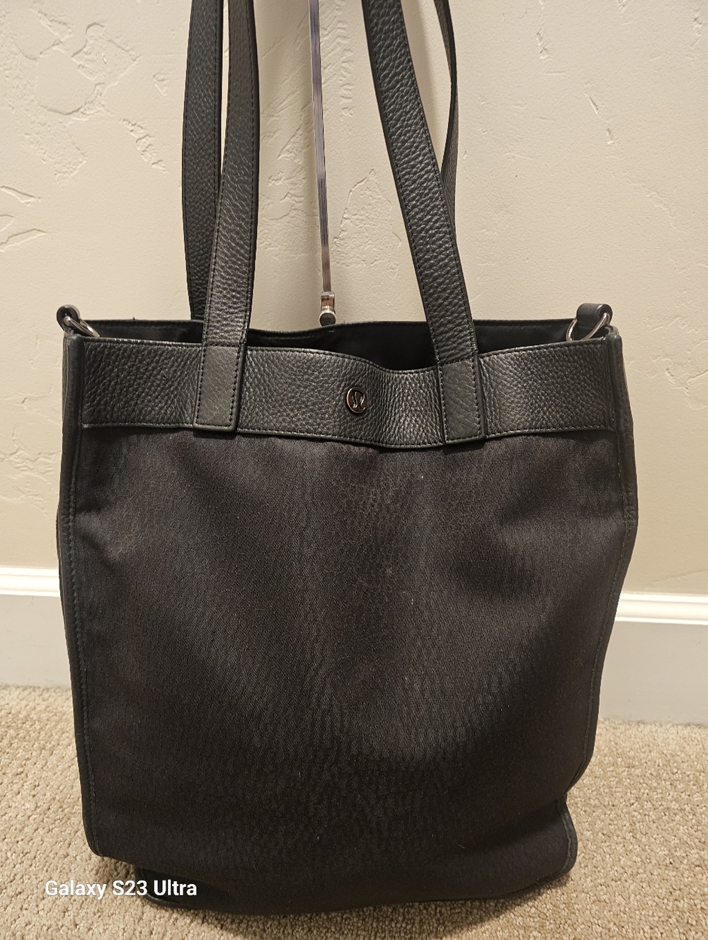 Lululemon Large Black Tote
